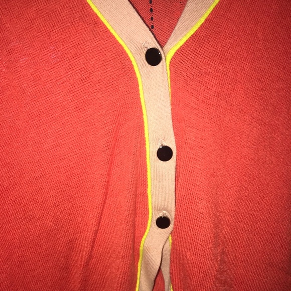 VERA WANG Orange light weight sweater - Picture 4 of 4